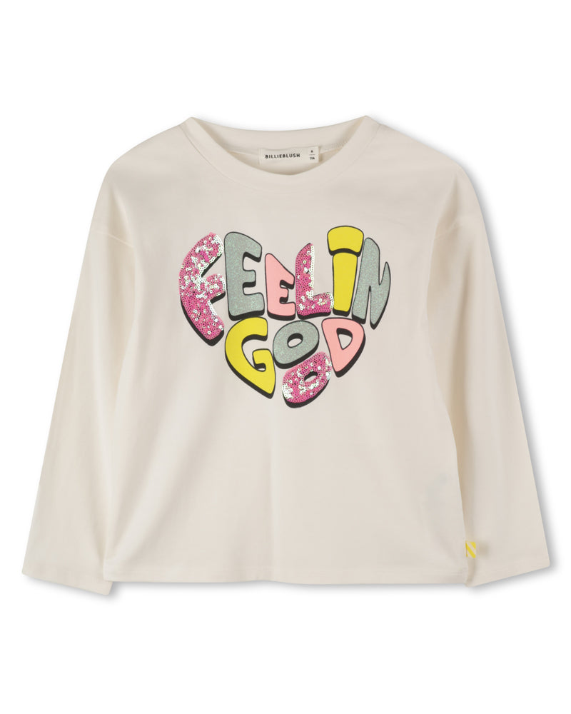 Girls Ivory Feelin Good Top