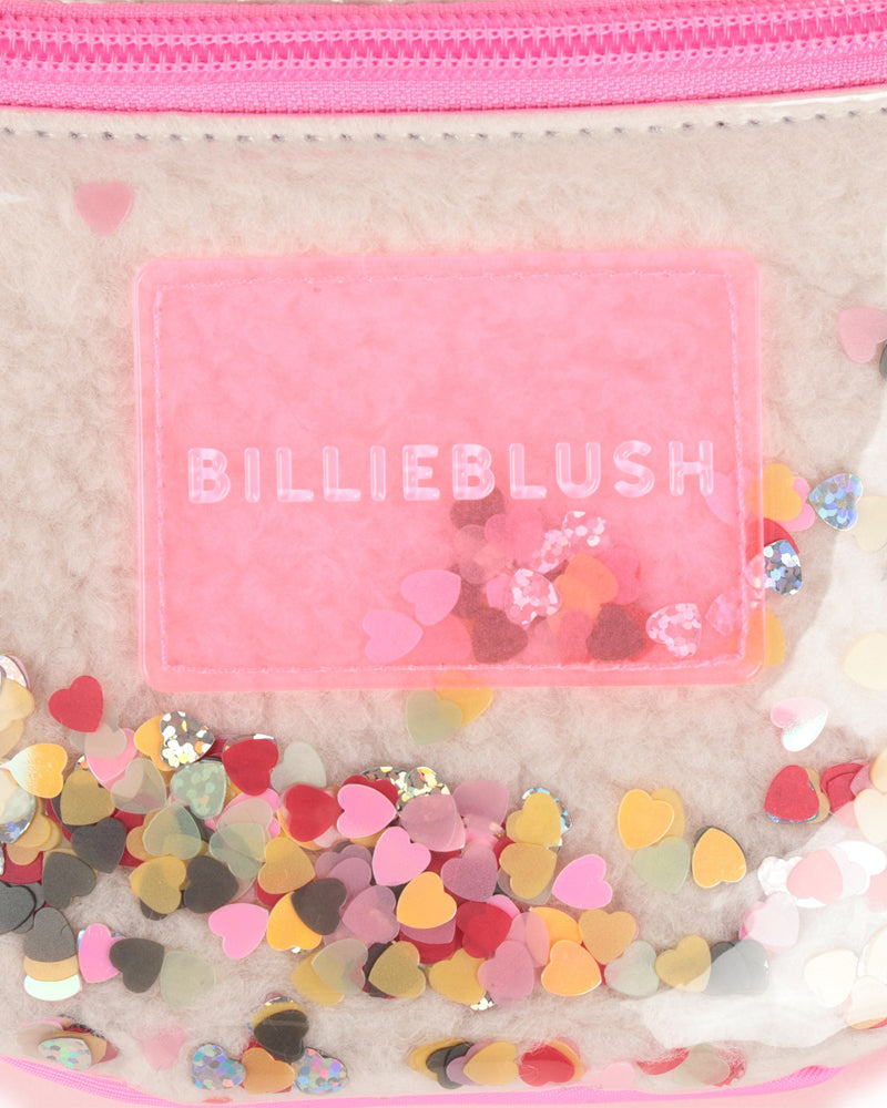 Girls Pink Glitter Belt Bag