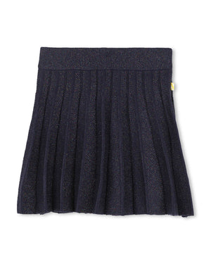 
  
    Billieblush
  
 Girls Navy Knit Pleated Skirt
