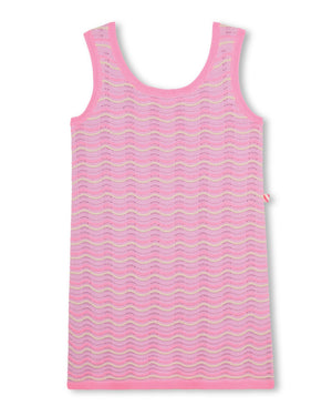 
  
    Billieblush
  
 Girls Purple Sleeveless Crochet Dress