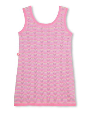 
  
    Billieblush
  
 Girls Purple Sleeveless Crochet Dress