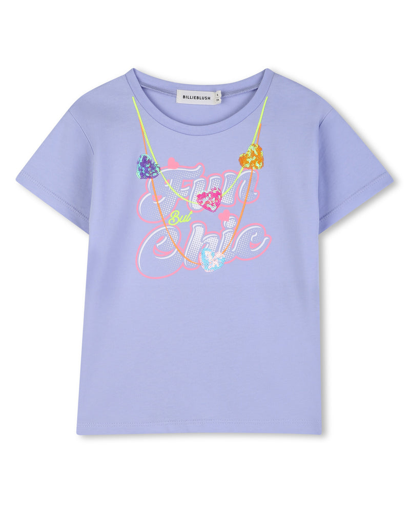 
  
    Billieblush
  
 Girls Purple Fun Chic T-Shirt