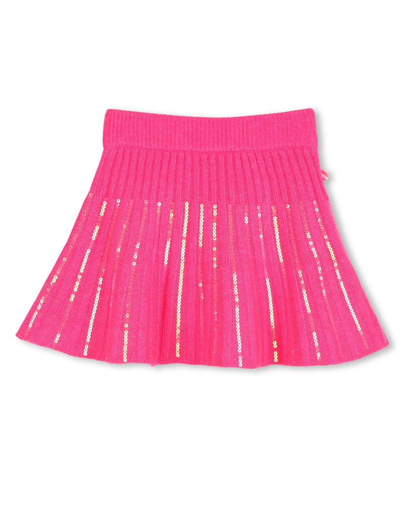 
  
    Billieblush
  
 Girls Fuchsia Sequin Knit Skirt