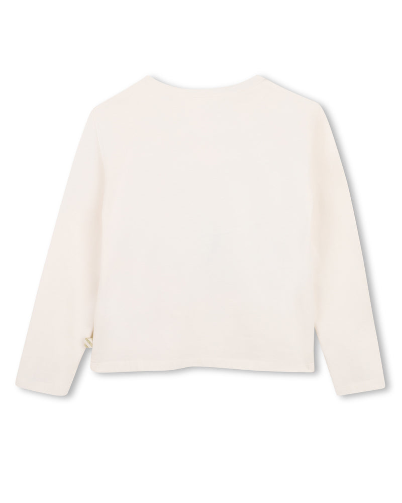 
  
    Billieblush
  
 Girls Ivory Butterfly Top