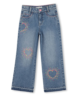 
  
    Billieblush
  
 Girls Blue Heart Denim