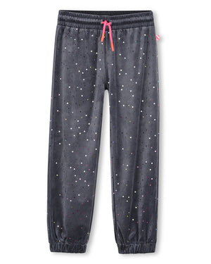 
  
    Billieblush
  
 Girls Grey Sequin Velvet Track Pants