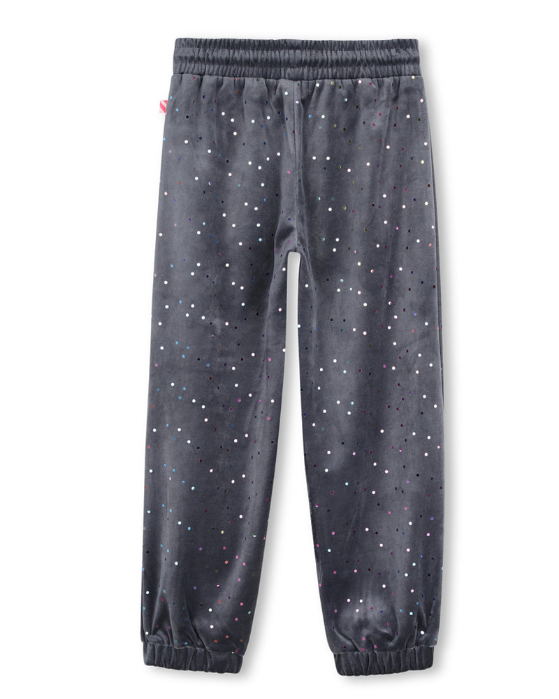 
  
    Billieblush
  
 Girls Grey Sequin Velvet Track Pants