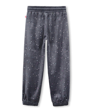 
  
    Billieblush
  
 Girls Grey Sequin Velvet Track Pants