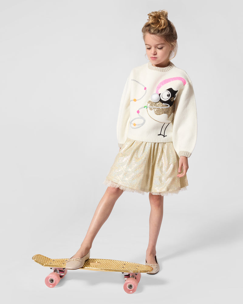 
  
    Billieblush
  
 Girls Gold Shimmer Skirt
