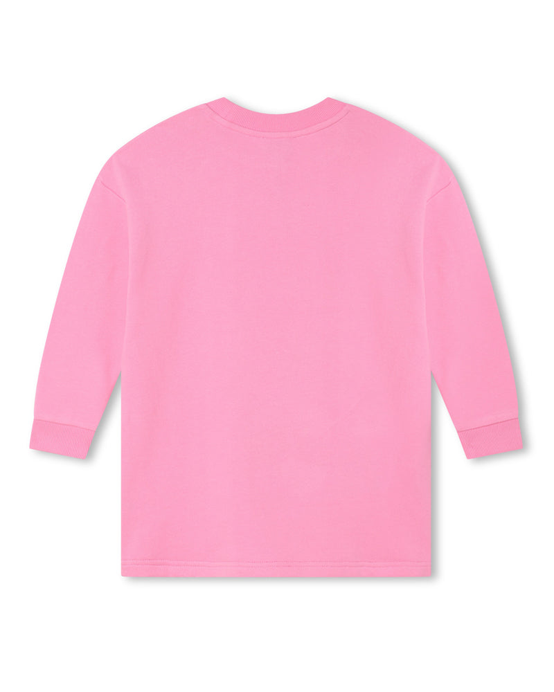 Girls Pink Sweater Dress