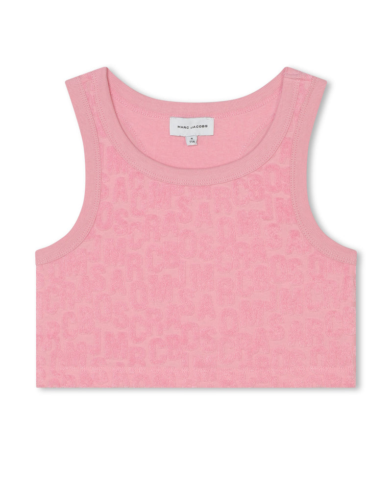 Girls Pink Crop Top