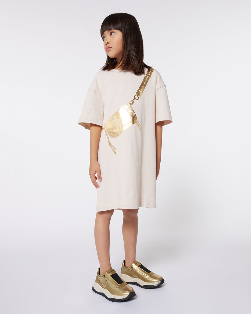 Girls Ivory T-Shirt Dress