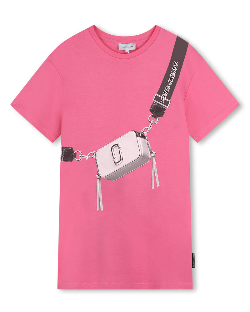 Girls Pink T-Shirt Dress