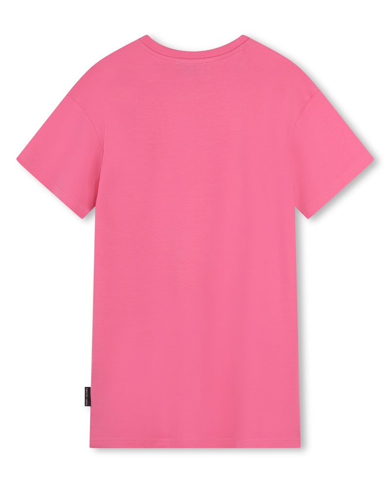 Girls Pink T-Shirt Dress