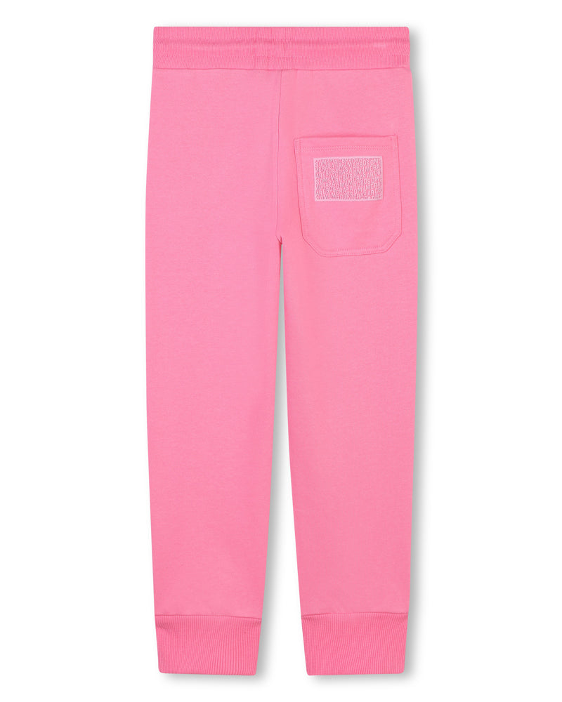 Girls Fuchsia Track Pants