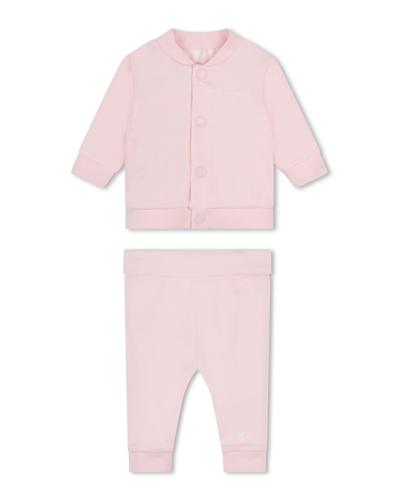 Baby Girls Pink 3 Piece Tracksuit Set