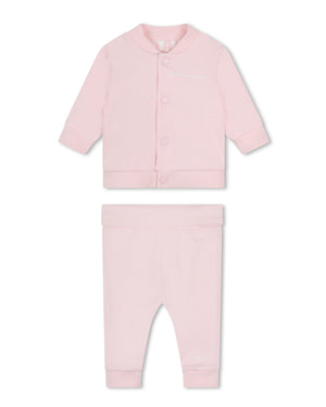 
  
    Marc
  
    Jacobs
  
 Baby Girls Pink 3 Piece Tracksuit Set