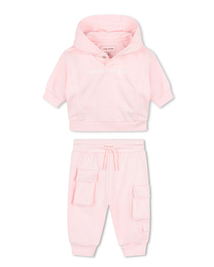 
  
    Marc
  
    Jacobs
  
 Baby Girls Pink Hooded Tracksuit Set