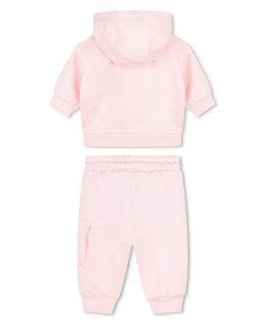 
  
    Marc
  
    Jacobs
  
 Baby Girls Pink Hooded Tracksuit Set