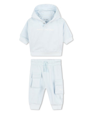 
  
    Marc
  
    Jacobs
  
 Baby Boys Blue Hooded Tracksuit Set