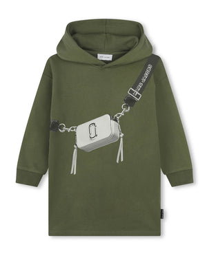 
  
    Marc
  
    Jacobs
  
 Girls Green Hooded Sweater Dress