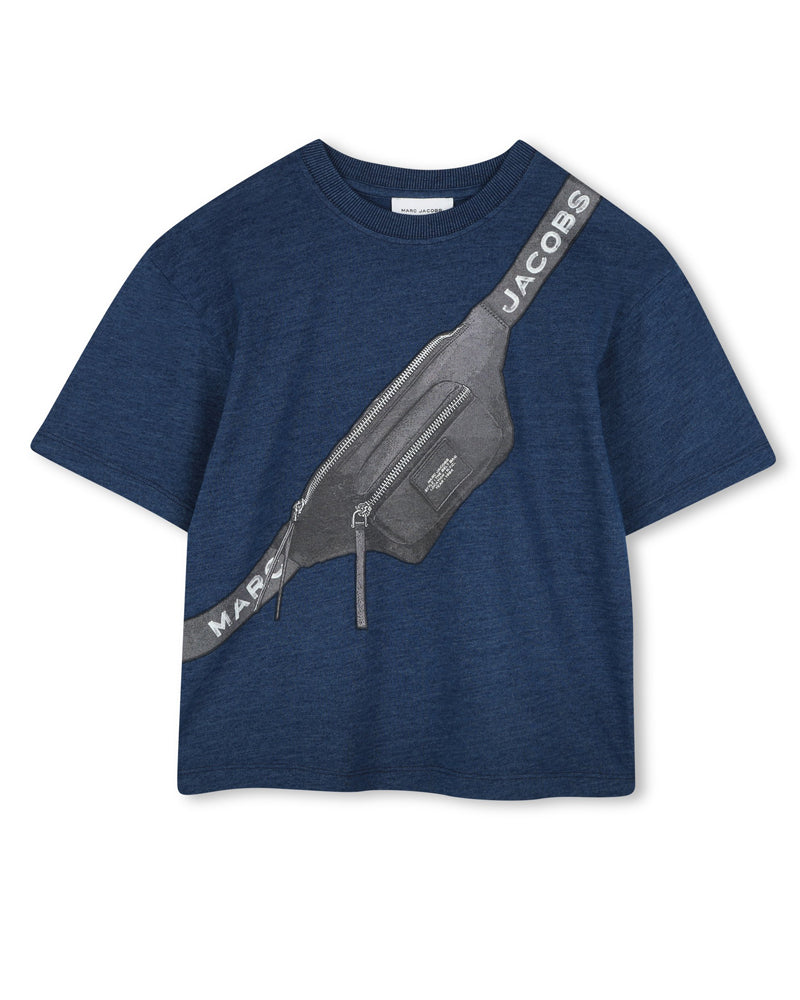 Boys Blue Biker Belt T-Shirt