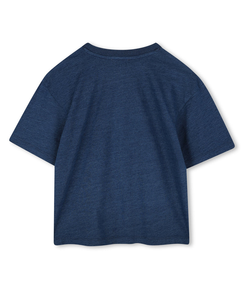 Boys Blue Biker Belt T-Shirt