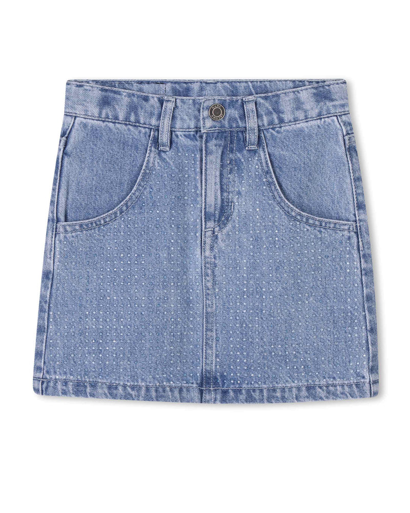 Girls Blue Denim Skirt