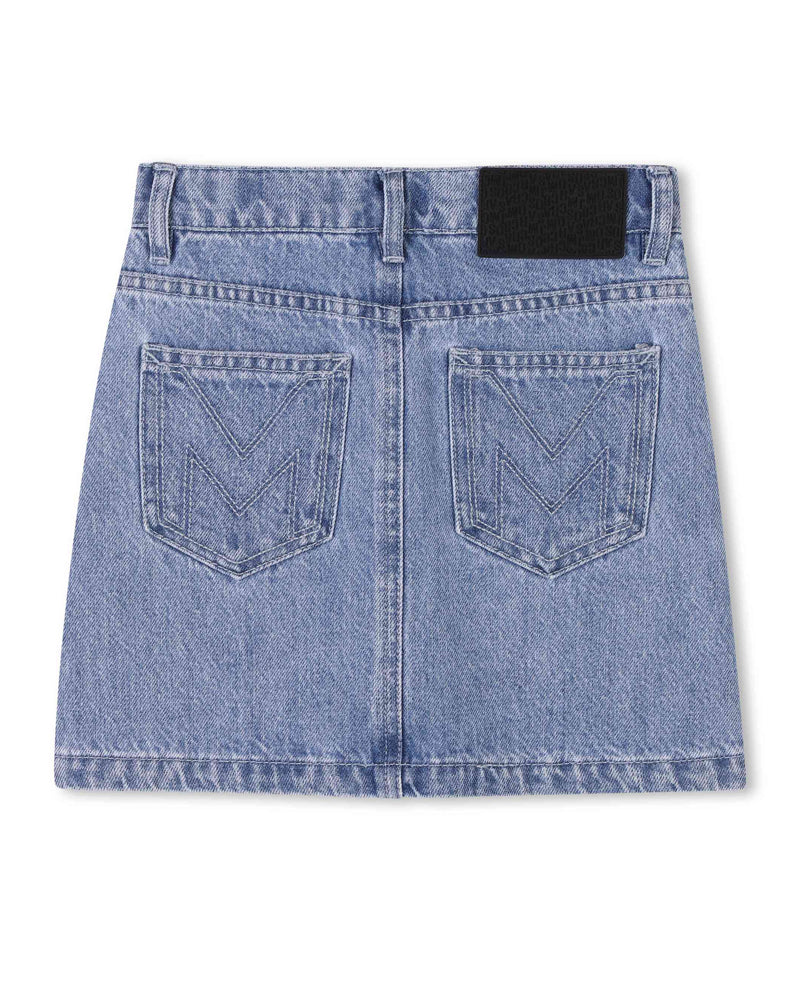 Girls Blue Denim Skirt