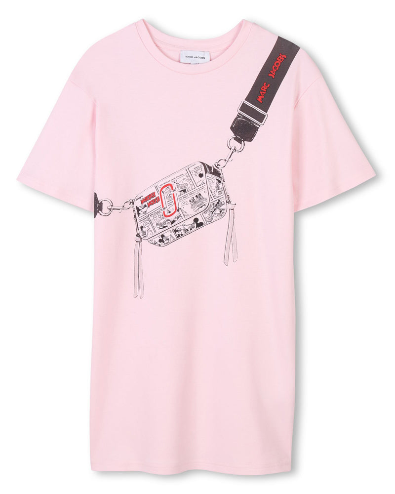 Girls Pink Snap Shot Disney Dress