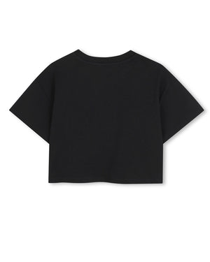 
  
    Marc
  
    Jacobs
  
 Girls Black Daisy T-Shirt