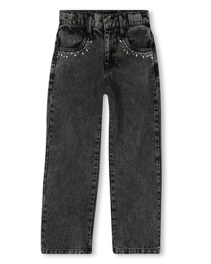 
  
    Marc
  
    Jacobs
  
 Girls Black Rhinestone Denim