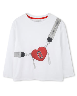 
  
    Marc
  
    Jacobs
  
 Girls White Snapshot Top