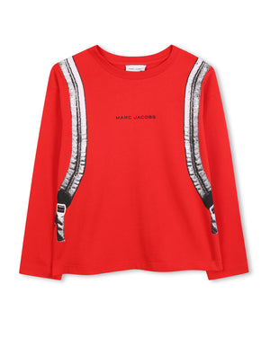 
  
    Marc
  
    Jacobs
  
 Boys Red Graphic Backpack Top