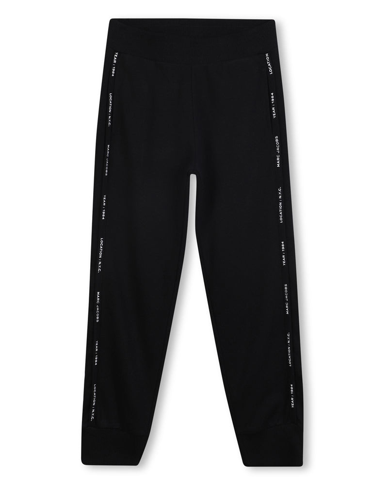Boys Black Track Pants