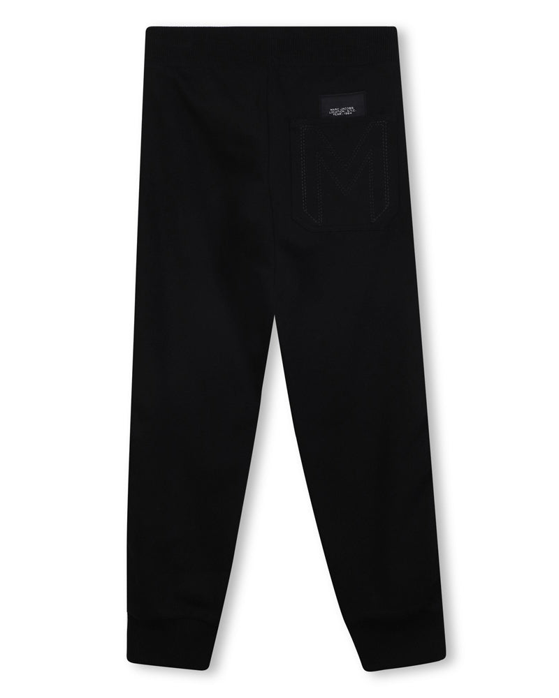 Boys Black Track Pants