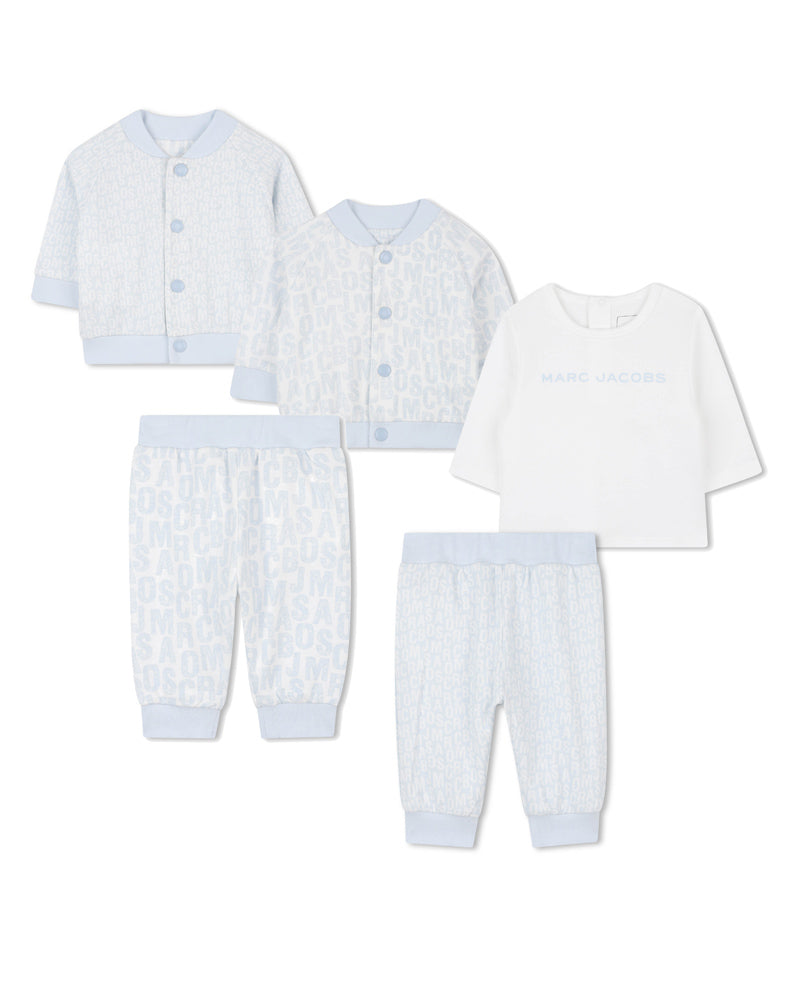 Baby Boys Blue Reversible Tracksuit Set