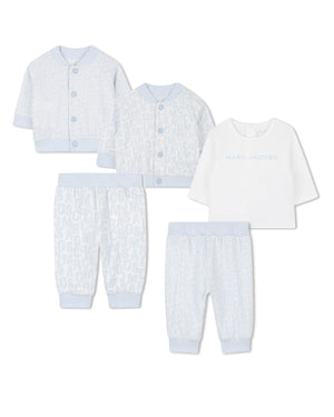 
  
    Marc
  
    Jacobs
  
 Baby Boys Blue Reversible Tracksuit Set