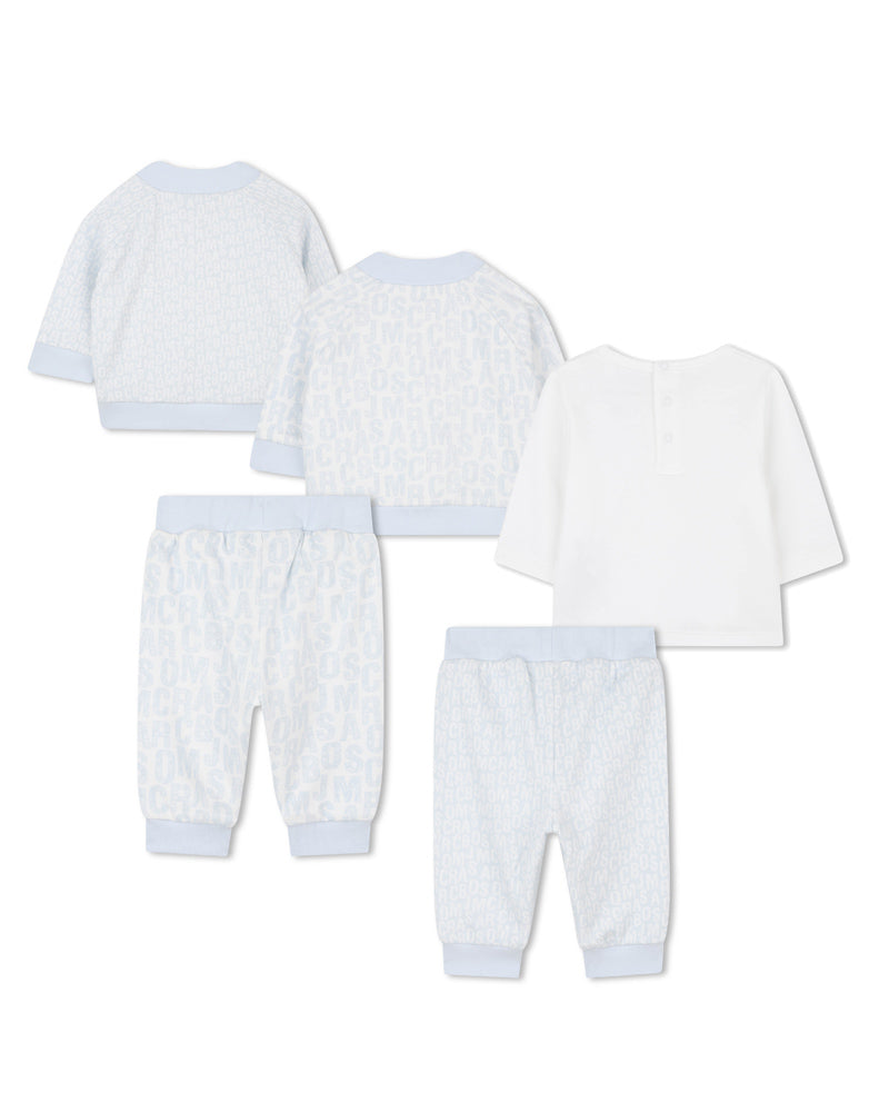 Baby Boys Blue Reversible Tracksuit Set
