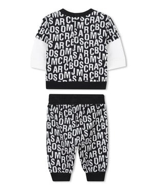
  
    Marc
  
    Jacobs
  
 Baby Boys Black Printed Tracksuit