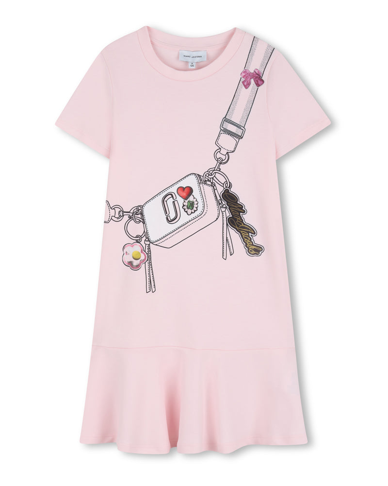 
  
    Marc
  
    Jacobs
  
 Girls Pink Snapshot Jersey Dress