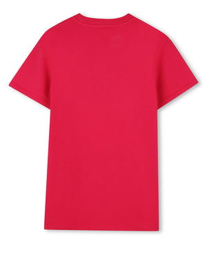 
  
    Marc
  
    Jacobs
  
 Girls Fuchsia Crystal Logo Dress