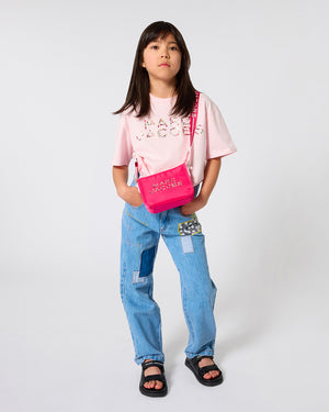 
  
    Marc
  
    Jacobs
  
 Girls Pink Crystal Logo T-Shirt