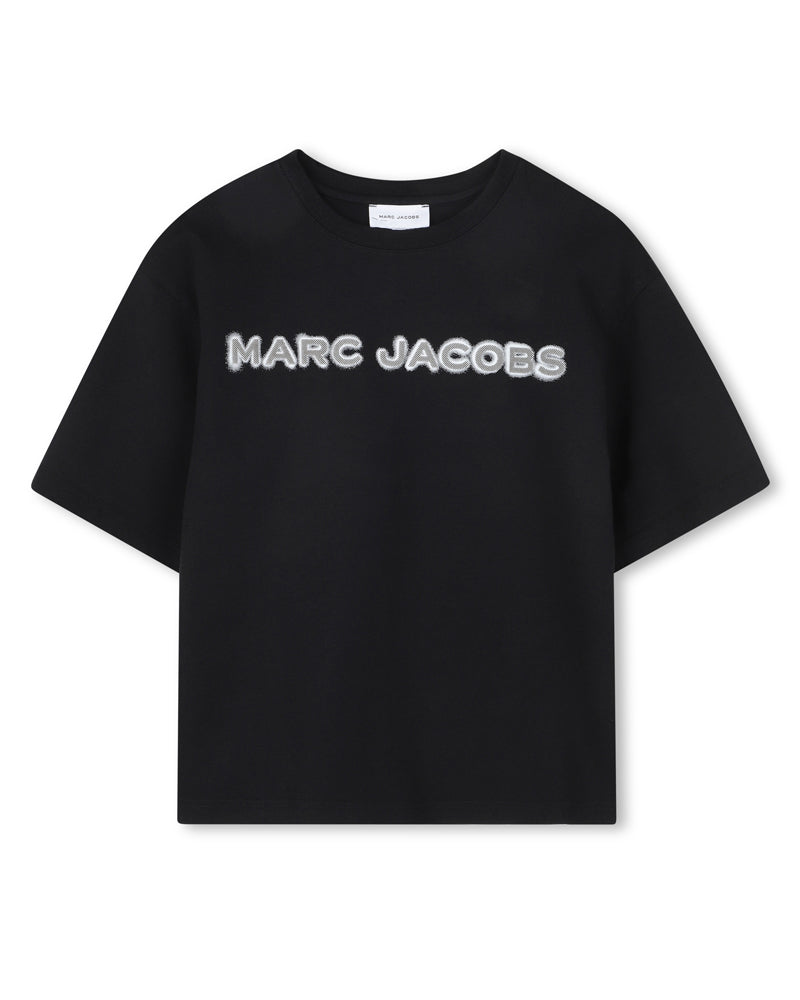 
  
    Marc
  
    Jacobs
  
 Boys Black Logo T-Shirt