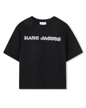 
  
    Marc
  
    Jacobs
  
 Boys Black Logo T-Shirt