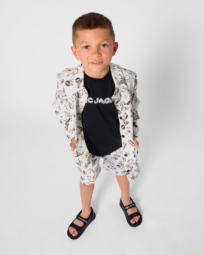 
  
    Marc
  
    Jacobs
  
 Boys Black Logo T-Shirt