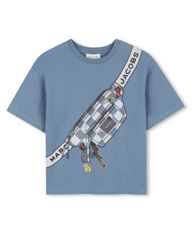 
  
    Marc
  
    Jacobs
  
 Boys Blue Belt Bag T-Shirt