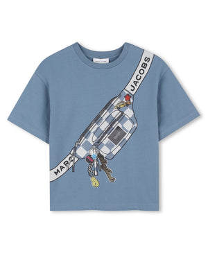 
  
    Marc
  
    Jacobs
  
 Boys Blue Belt Bag T-Shirt