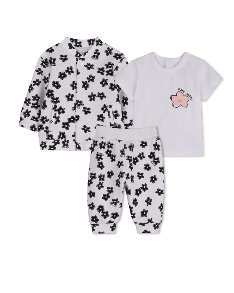 
  
    Marc
  
    Jacobs
  
 Baby Girls White Daisy Print Tracksuit Set