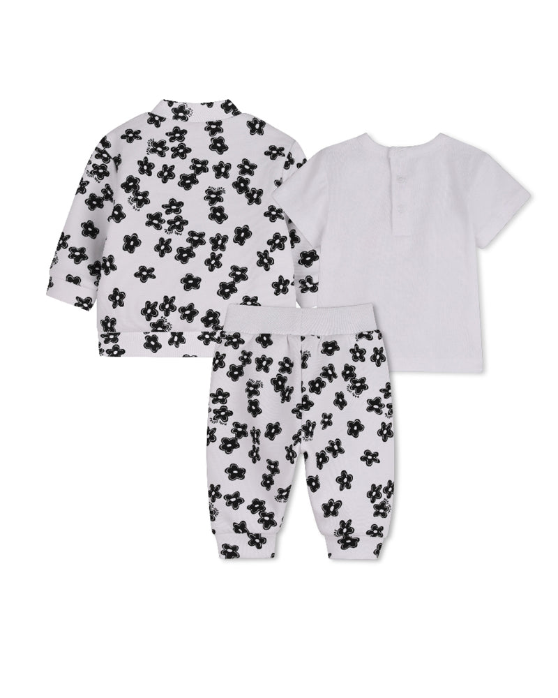 
  
    Marc
  
    Jacobs
  
 Baby Girls White Daisy Print Tracksuit Set
